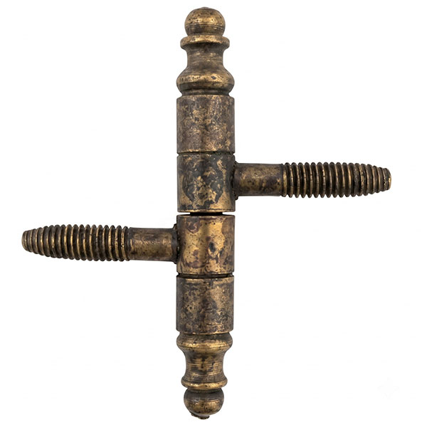 Metal Style Cerniere Anuba in Ferro Ottonato Anticato CONF.PZ2 - METAL STYLE - Immagine 2